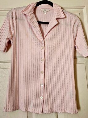 Banana Republic Pink Kit Top Small